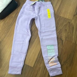 Puma‎ lavender purple fleece jogger pants